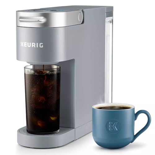 KeurigK K-Iced Plus Single-Serve K-Cup Pod Coffee Maker with Iced Coffee Option, 3 cup sizes 8, 10, or 12oz & Fast & Fresh-Brewed (Black), Compact