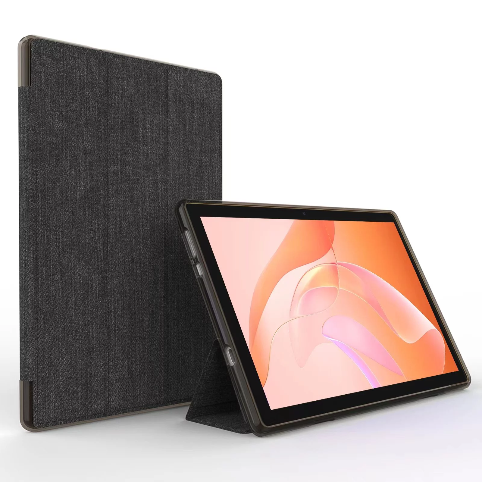 8 inch Android 12 Tablet, Quad-Core RAM 4GB+ROM 32GB Tablets 1280*800 IPS HD Display 4300mAh Battery, 2MP+5MP Dual Camera, Tableta PC with Leather Case(Black)