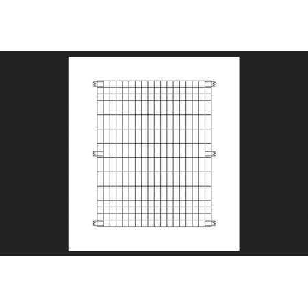 YARDLINK Multi-Purpose Fence 4-ft H x 3-ft W Black Steel Flat-top Garden Fence Panel | 795010