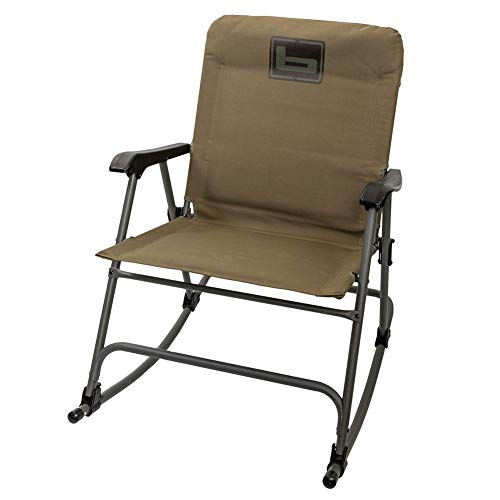 Banded Rocking Chair – Folding Hunting & Camping Chair with Heavy-Duty Steel Frame