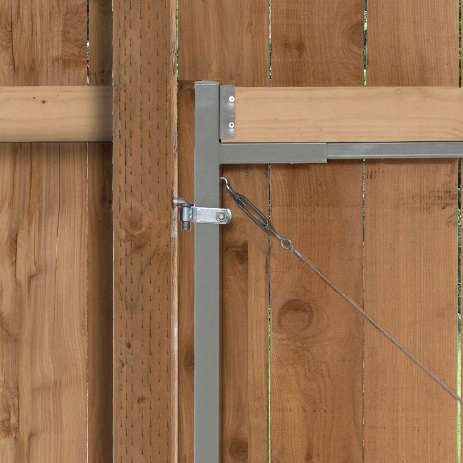 Steel Frame Gate Building Kit, 36-72 Inch Wide Opening (6 Pack)