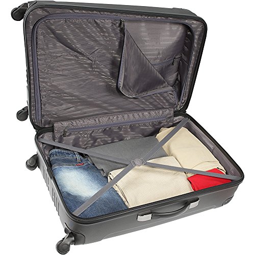 Kenneth Cole REACTION Out of Bounds Lightweight Hardshell 4-Wheel Spinner Luggage, Cobalt Blue, 20-Inch Carry On