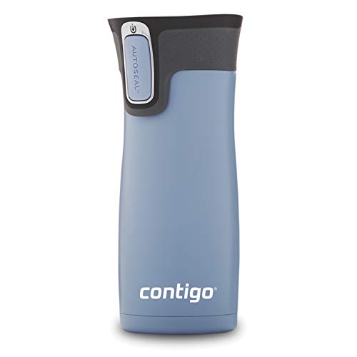 Contigo AUTOSEAL West Loop Vacuum-Insulated Stainless Steel Travel Mug with Easy-Clean Lid 20 oz Sake