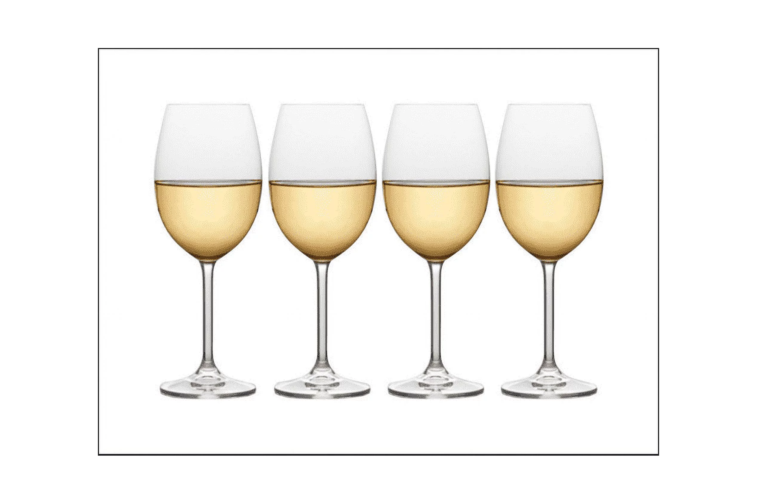 Mikasa Julie 16-1/2 oz Clear Crystal Wine Glass Set