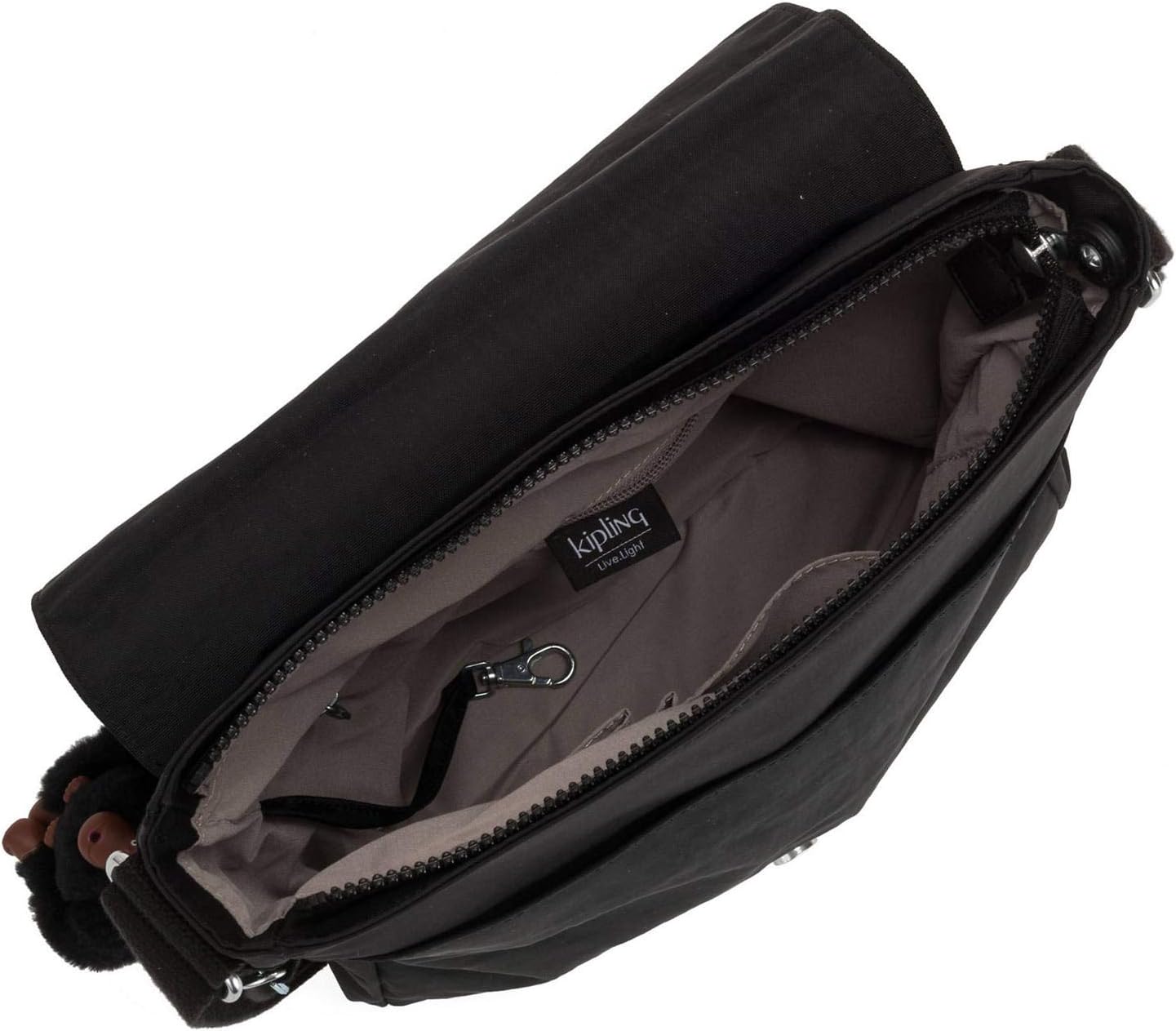 Kipling Women's Colby Shoulder, Flap Closure, Adjustable Strap, Zip Compartment, Nylon Bag