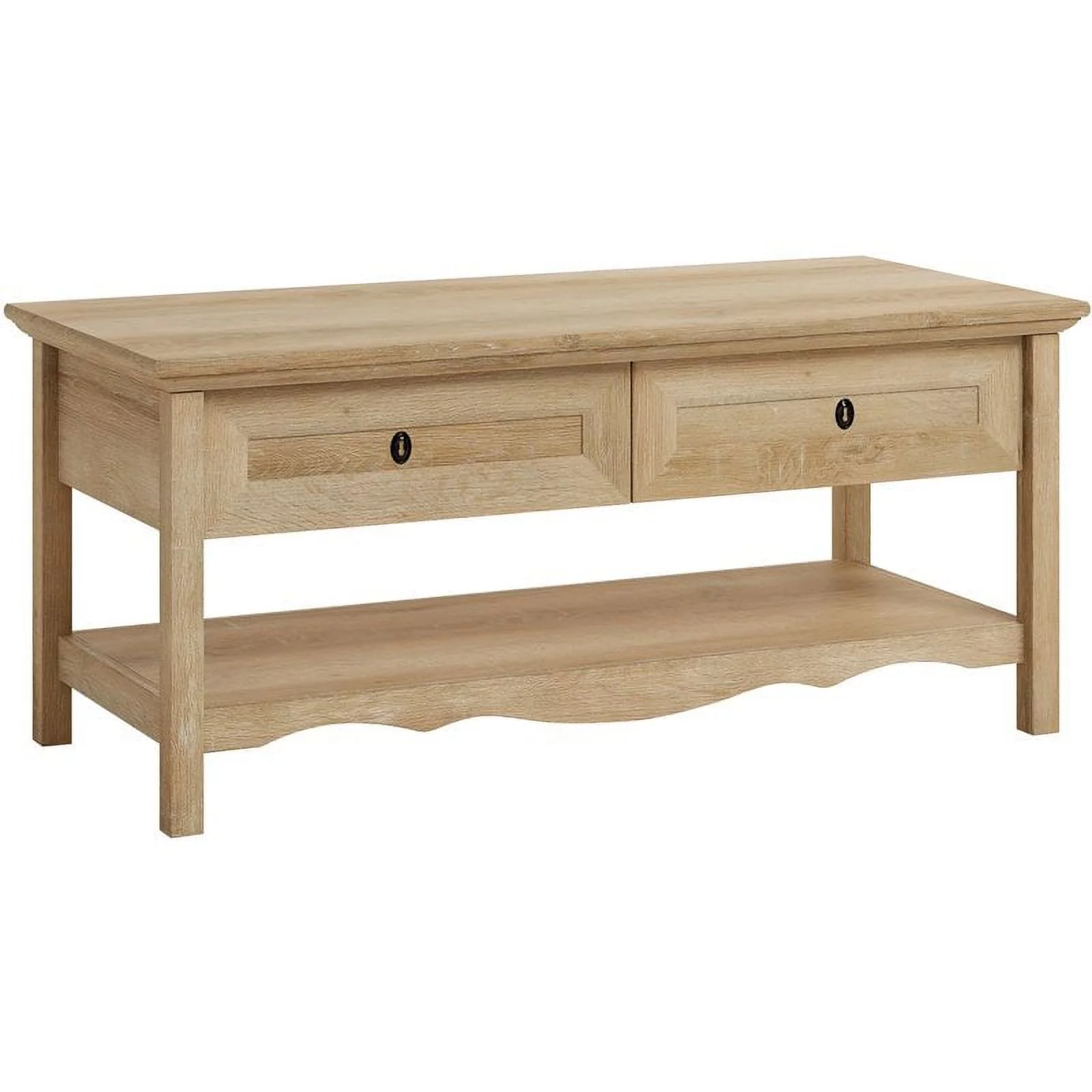 Pemberly Row Engineered Wood Lift Top Coffee Table in Oak