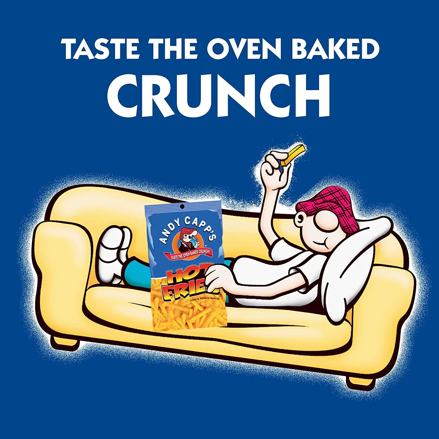 Andy Capp's Hot Fries, 0.85 Oz, 72 Pack