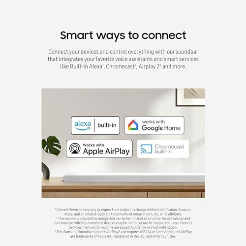 SAMSUNG HW-S50B/ZA 3.0ch All-in-One Soundbar w/Dolby 5.1, DTS Virtual:X, Q Symphony, Built in Center Speaker, Adaptive Sound Lite, Bluetooth Multi Connection, 2022 Black