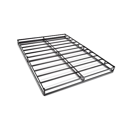 Amazon Basics Smart Box Spring Bed Base, 7-Inch Height Mattress Foundation, Tool-Free Easy Assembly, Queen, 79