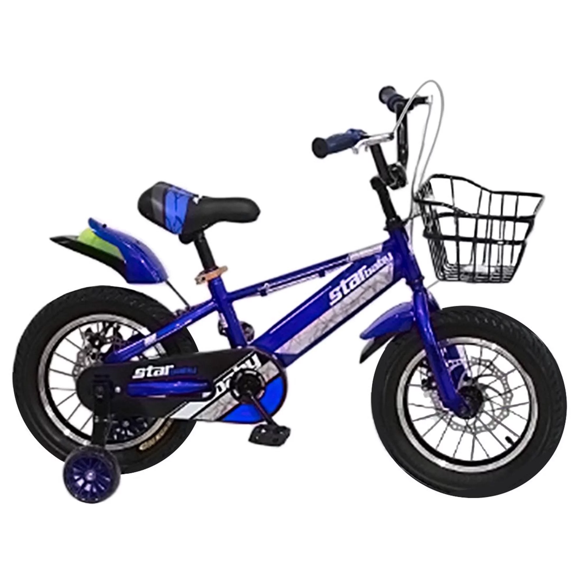 Kids Blue Bike SEAICH Blue Tornado Seaich Custom Blue With Splash Guards 14
