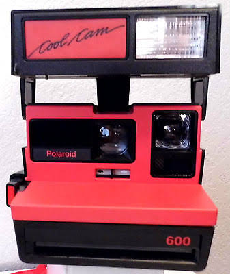 Polaroid 600 Film Camera, Red/Black