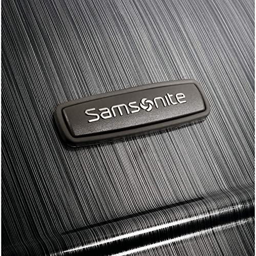 Samsonite Winfield 2 Hardside Expandable Luggage with Spinner Wheels, Brushed Anthracite, Checked-Large 28-Inch