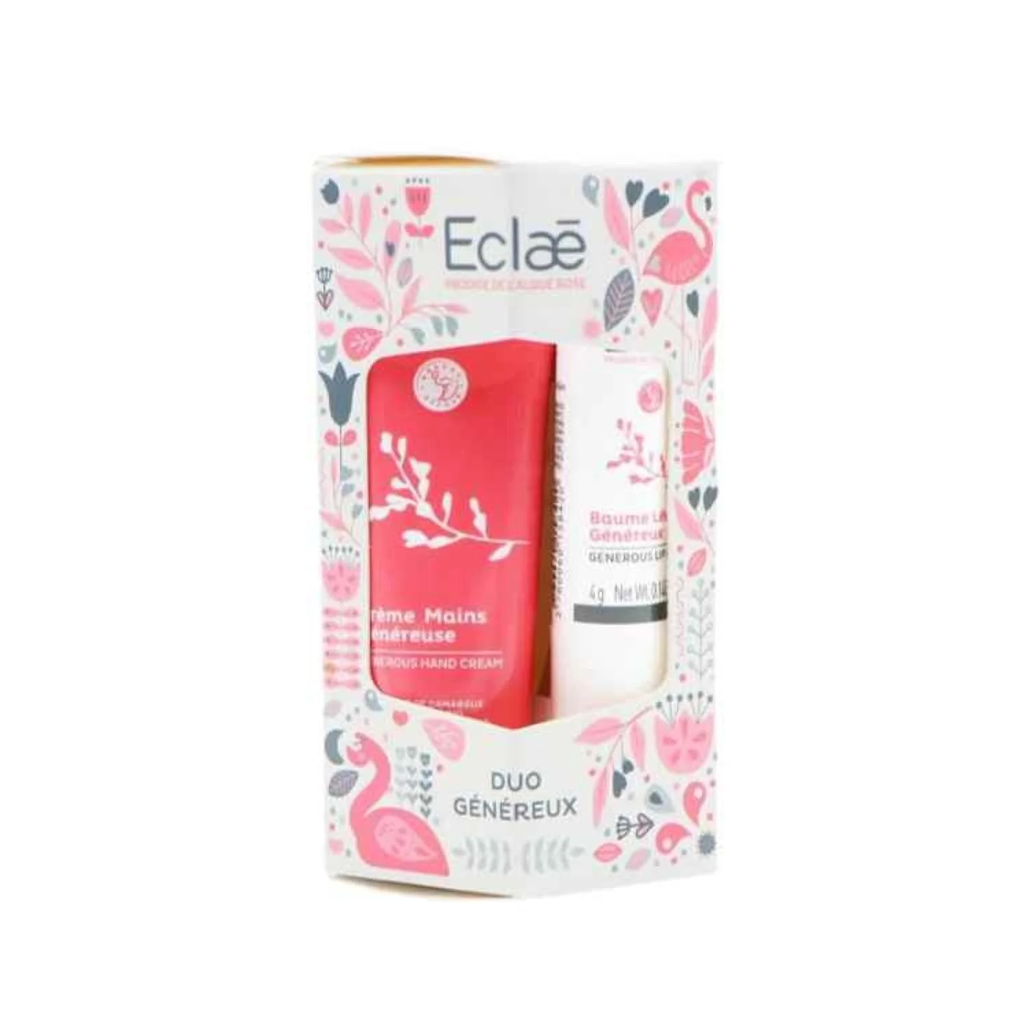 Eclae Duo G?n?reux (Hand Cream 30ml + Lip Balm 4g)  30ml+4g