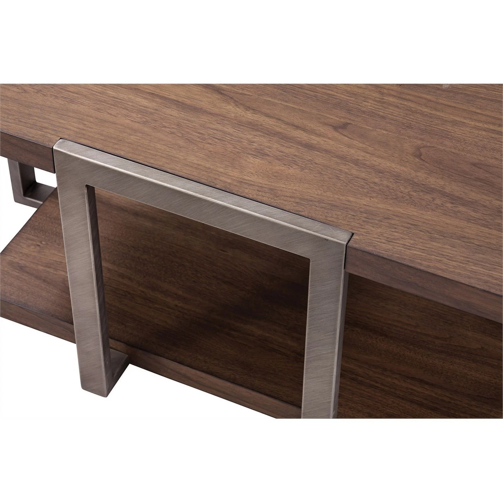 Brooke Wood Cocktail Table in Brown