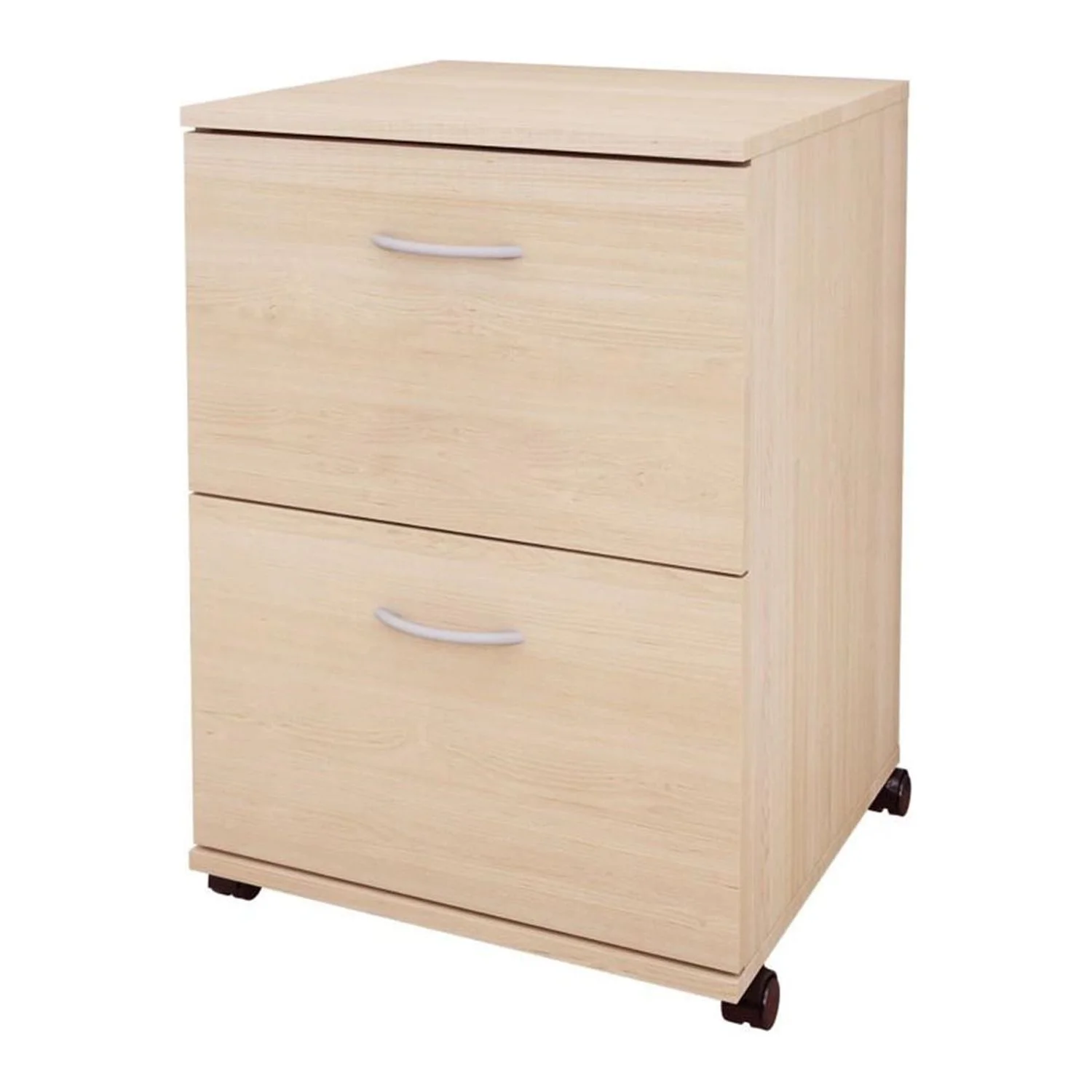 Homestock Rustic Ranch Essentials 2-Drawer Mobile Filing Cabinet 5093 from , Natural Maple