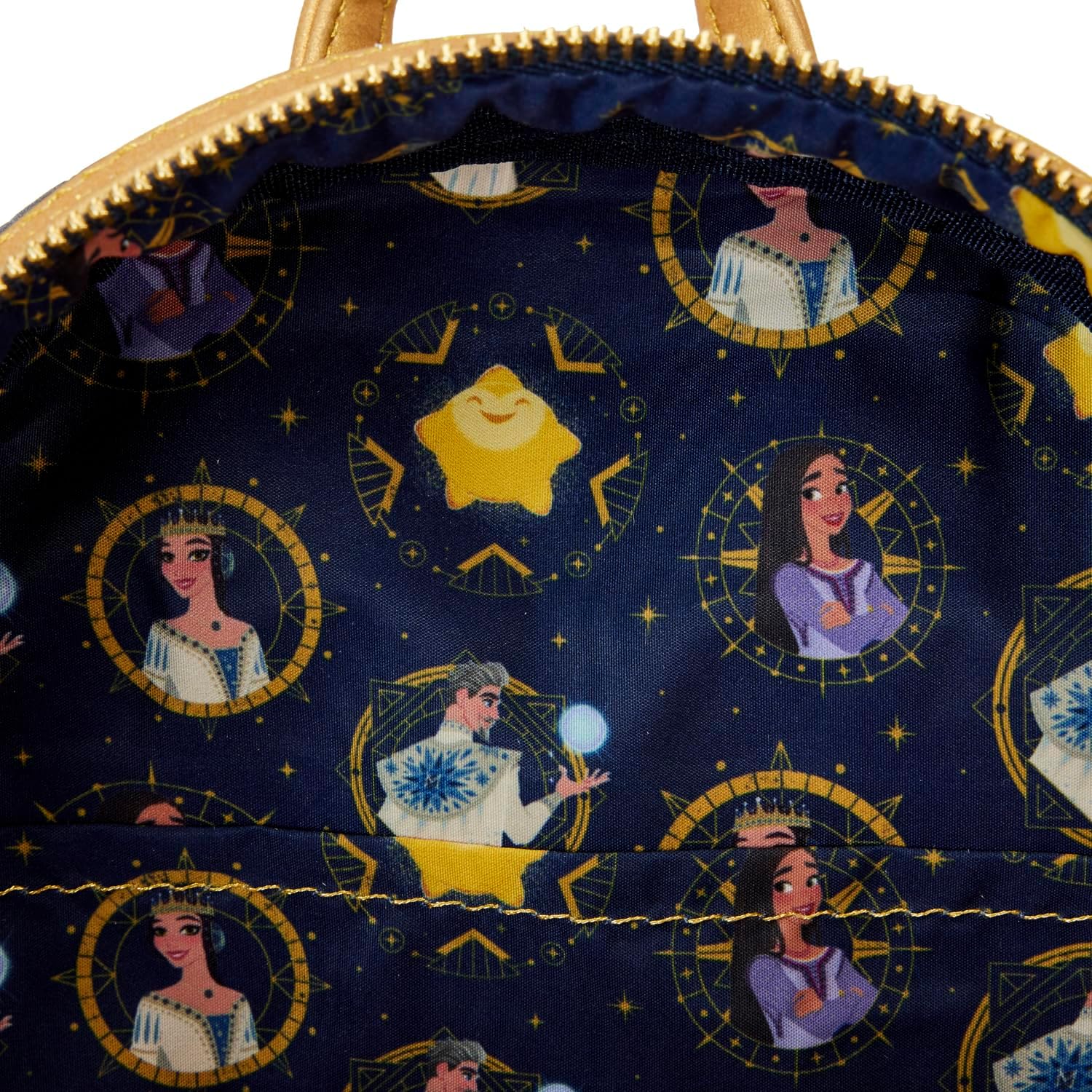 Loungefly Disney Wish Velvet Mini-Backpack, Amazon Exclusive