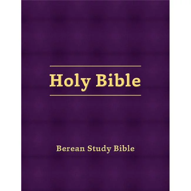 BSB Publishing 247967 Berean Study Bible - Eggplant Hardcover