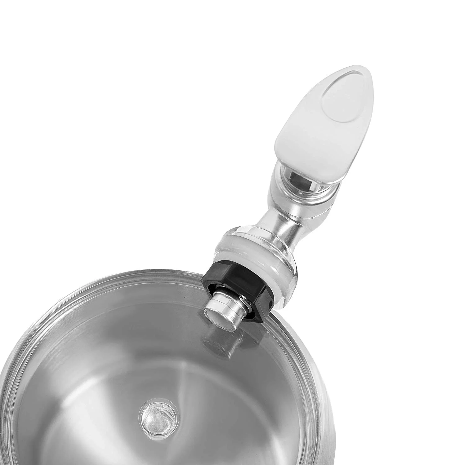 BirdRock Home 1.5 Gallon Stainless Steel Beverage Dispenser with Ice Container, Stand & Spigot | Round | BPA Free Clear Acrylic