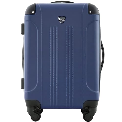 Travelers Club Chicago Hardside Expandable Spinner Luggage, Teal, 20