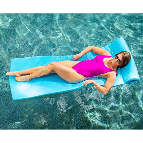 TRC Recreation Foam Swimming Pool Float, Floating Water Lounger, Splash 1.25”