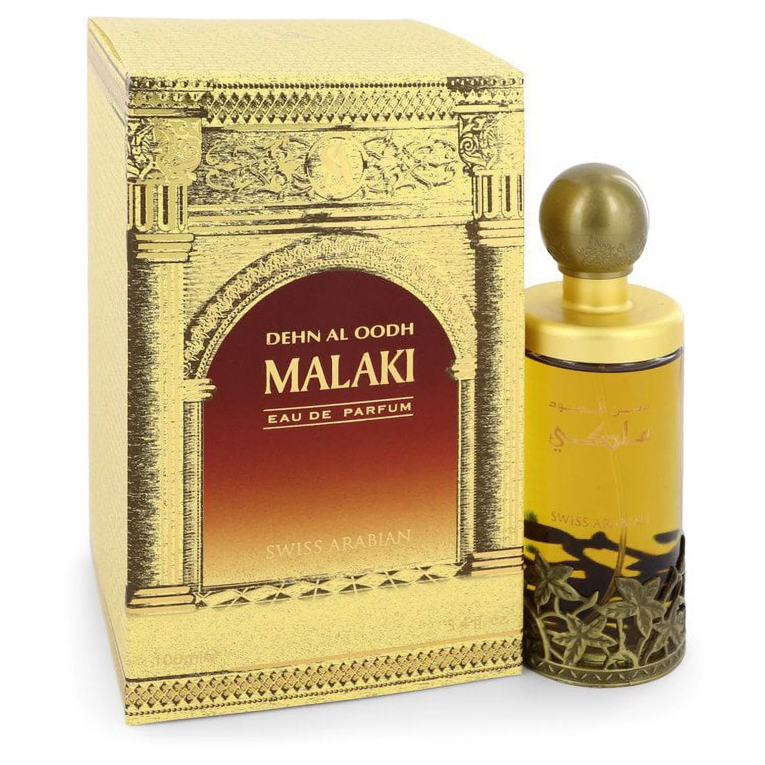 Dehn El Oud Malaki by Swiss Arabian Eau De Parfum Spray 3.4 oz For Men