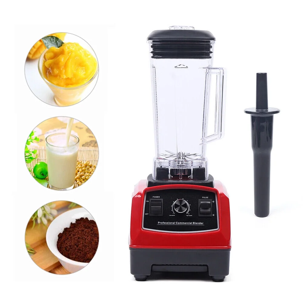 Miumaeov 2L 1500W Professional Blender Heavy Duty Commercial Countertop Smoothie Maker Mixer Juicer