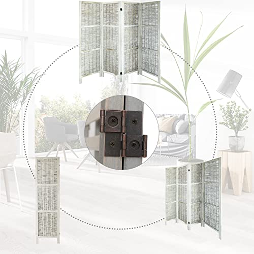 ECOMEX Room Divider, Room Dividers Screen Wood Room Mesh Durable Design Freestanding