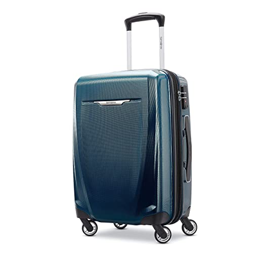 Samsonite Winfield 3 DLX Hardside Expandable Luggage with Spinners, Silver, Carry-On 20-Inch