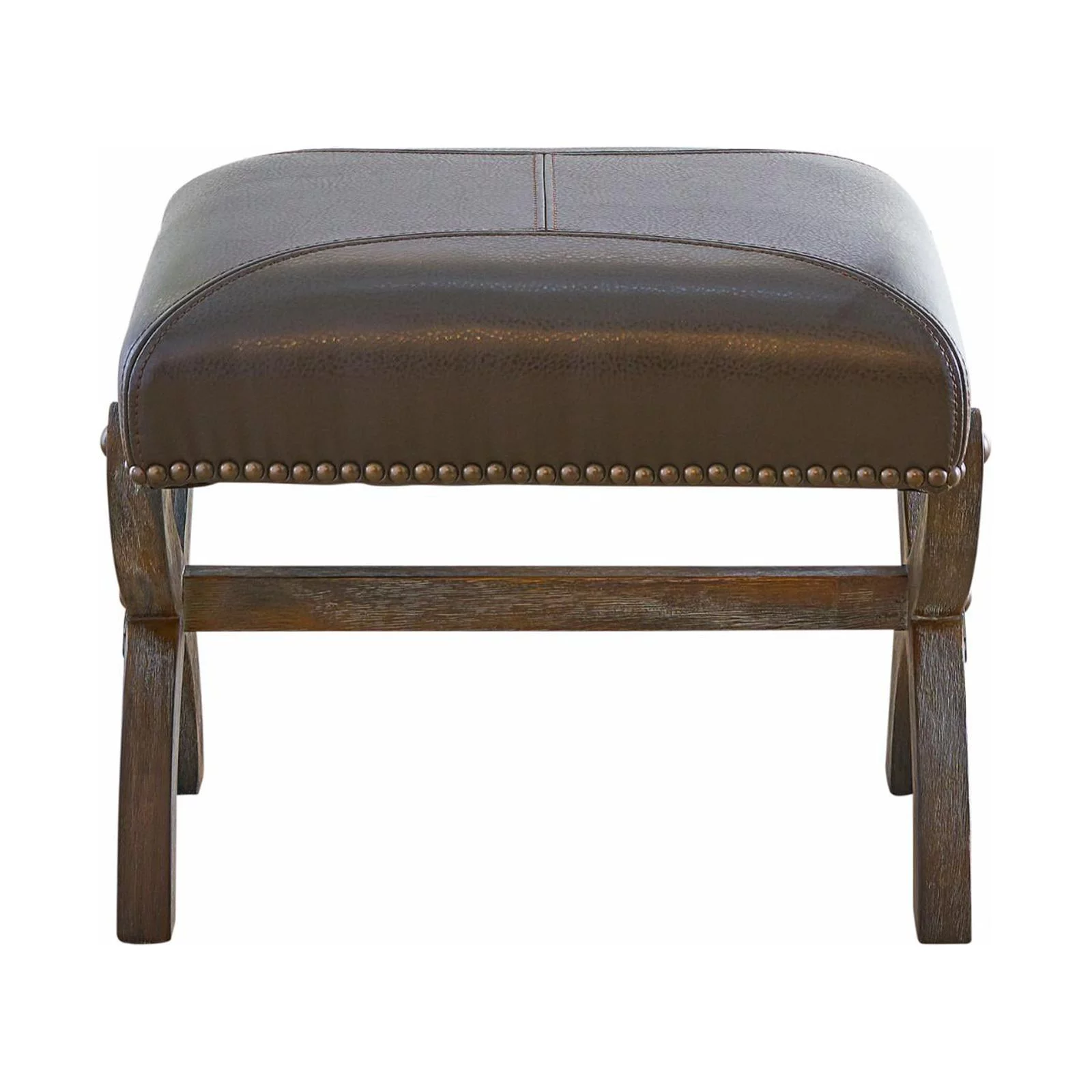 Picket House Furnishings Odessa Chair & Ottoman Set in Brown