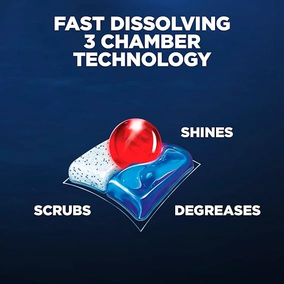 Finish - Quantum - 82ct - Dishwasher Detergent - Powerball - Ultimate Clean & Shine - Dishwashing Tablets - Dish Tabs - Pack of 1 (Packaging May Vary)