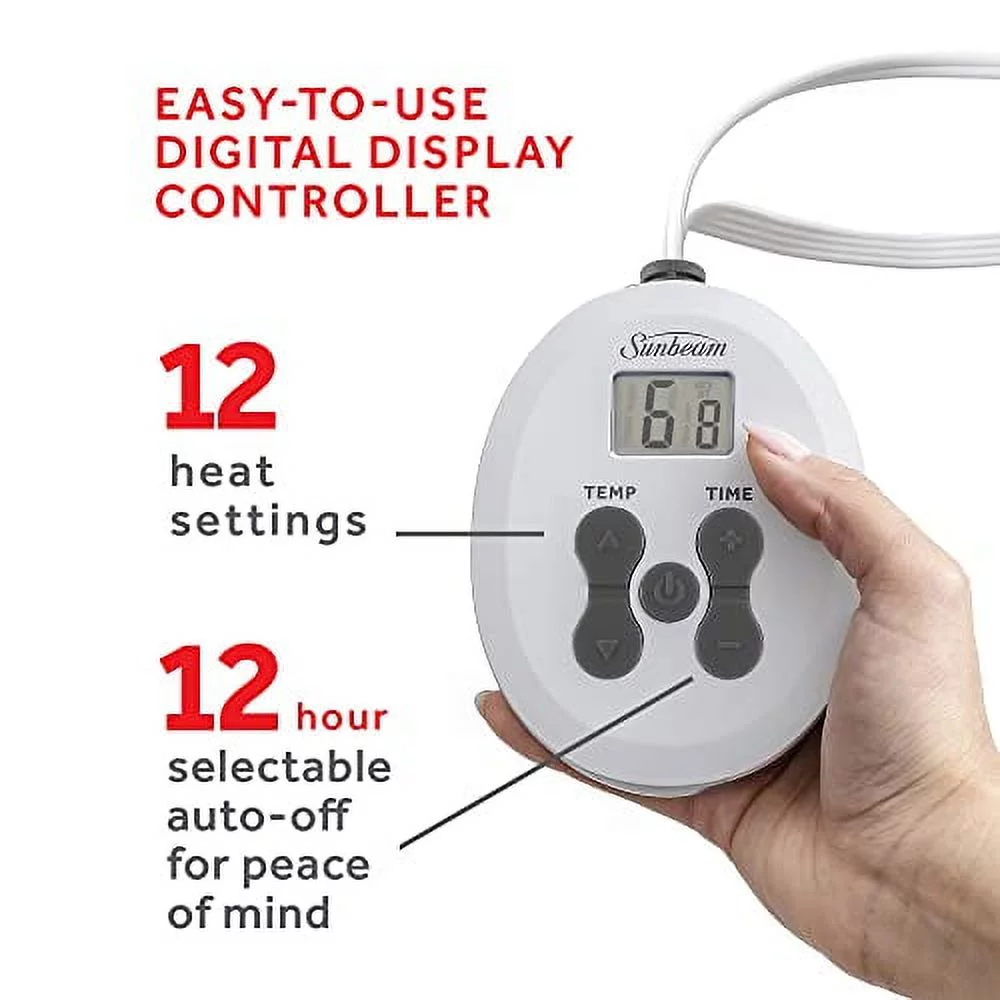 Sunbeam Royal Ultra Mushroom Heated Blanket - Full (Used)