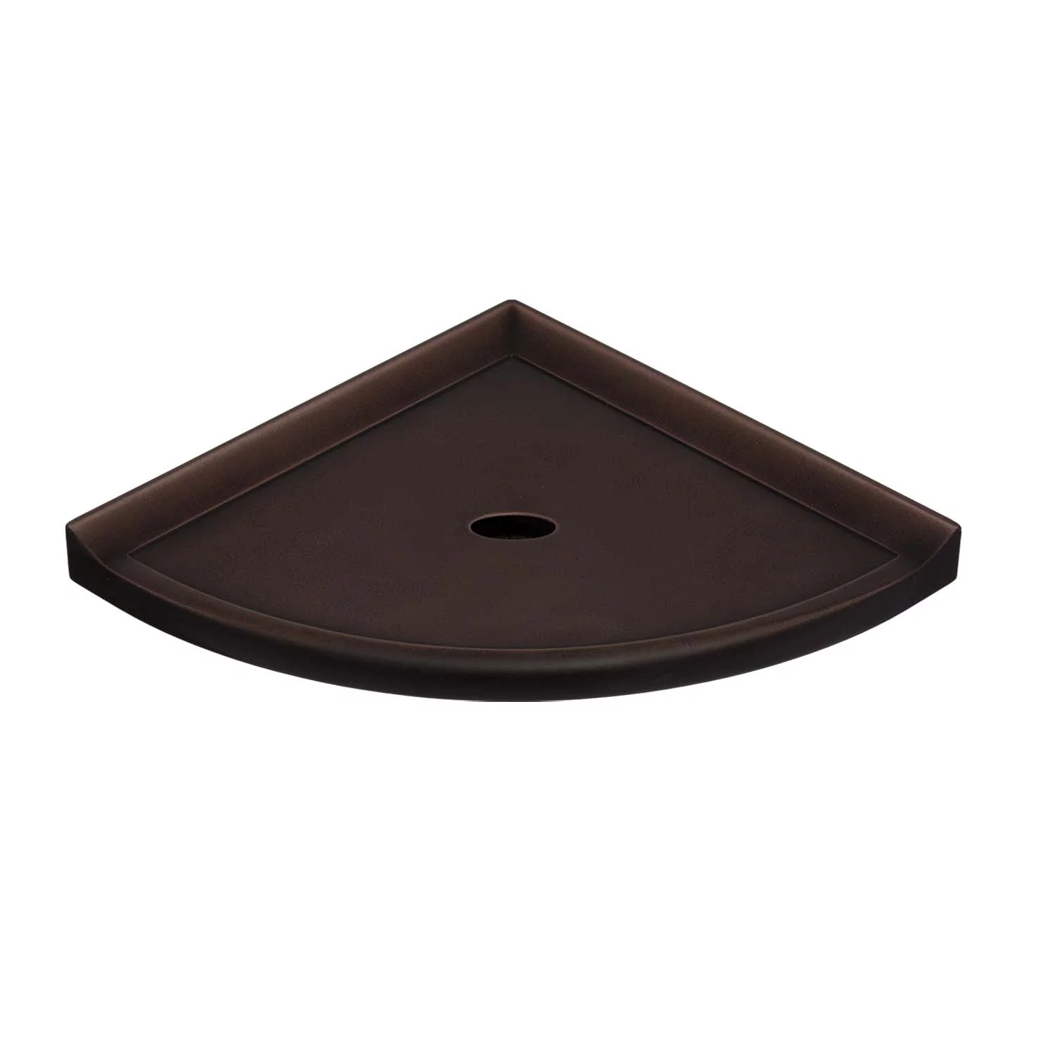 Questech Decor Shower Shelf, 8 inch Metro Flatback Oil Rubbed Bronze
