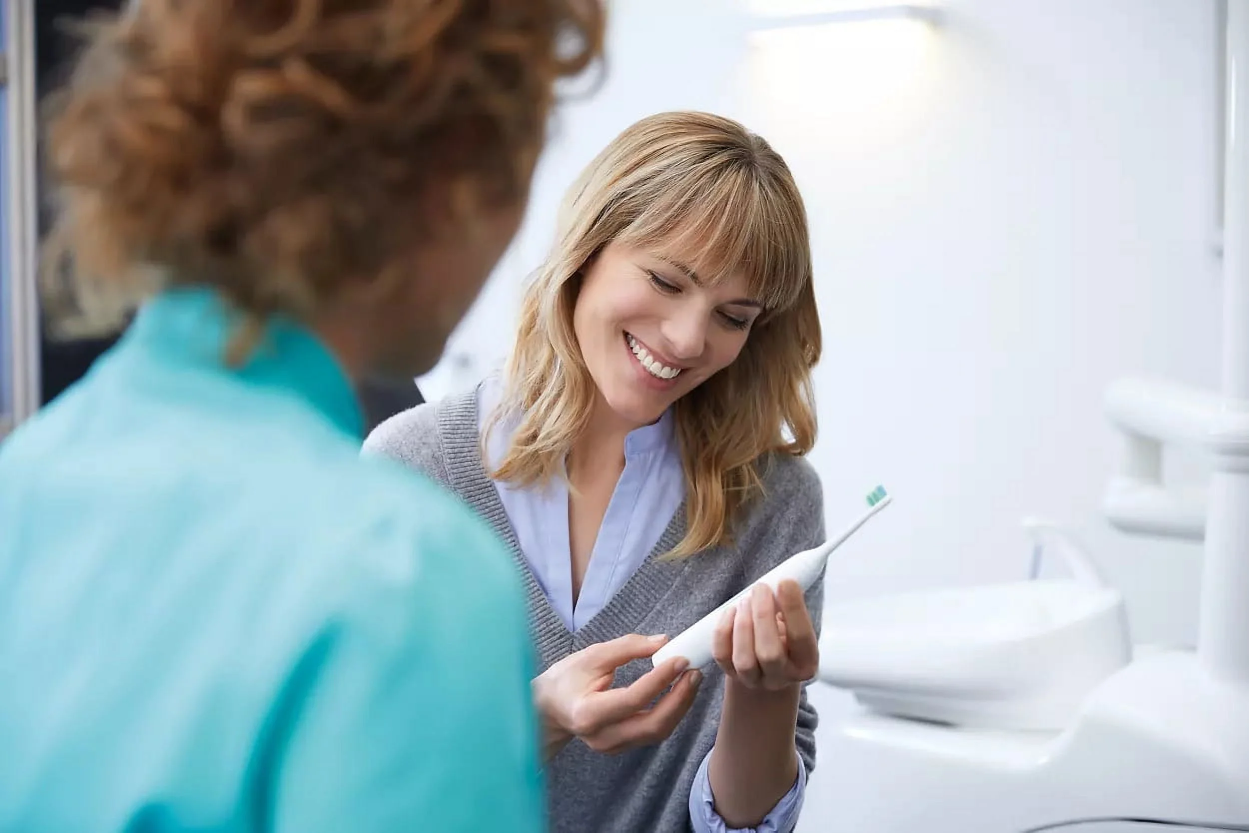 C2 Optimal Plaque Defence Toothbrush Head, Compatible with Philips Sonicare Electric Toothbrush Brush Heads, HX9024, White, 8 Pack