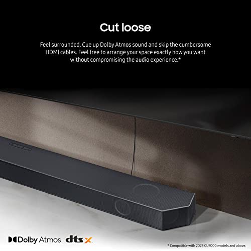 SAMSUNG HW-Q990C 11.1.4ch Soundbar w/Wireless Dolby Audio, Rear Speakers Included w/Q-Symphony, SpaceFit Sound Pro, Adaptive Sound, Game Mode Pro, Airplay 2, AVA, Alexa Built-in