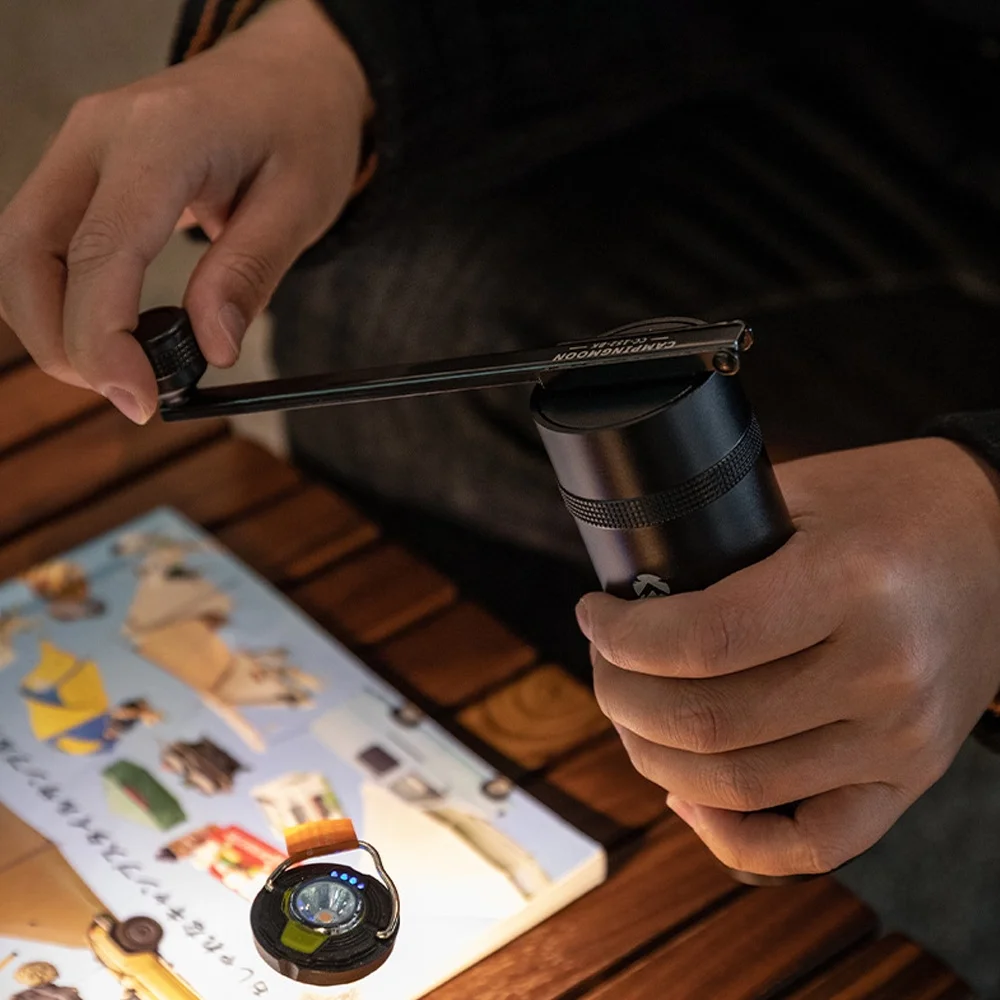 CAMPINGMOON Hand grinder,Coffee Stainless Steel Manual Coffee Stainless Burr Coffee Handle Conical Burr Coffee Steel Conical Burr Coffee Stainless Steel Conical