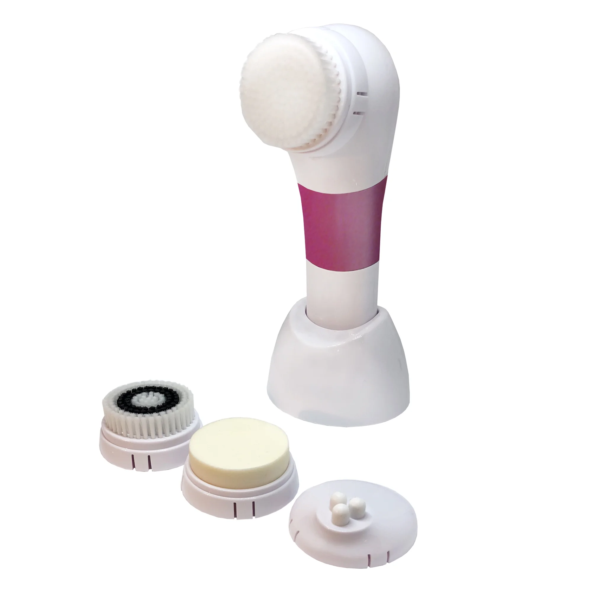 Colageina 10 SuperCleanse Face & Neck Cleansing Brush System - 4 Brush Heads