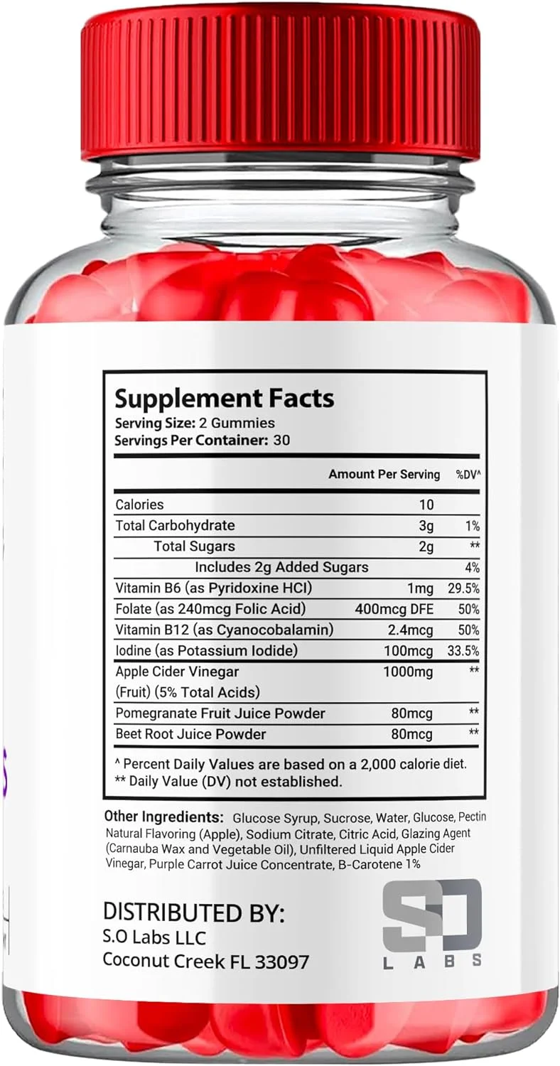 (3 Pack) Activlife Keto Gummies - Apple Cider Vinegar Supplement for Energy & Focus - Dietary Supplement Gummies with Apple Cider Vinegar Folate Vitamin B12 B6 Beet Root (180 Gummies)