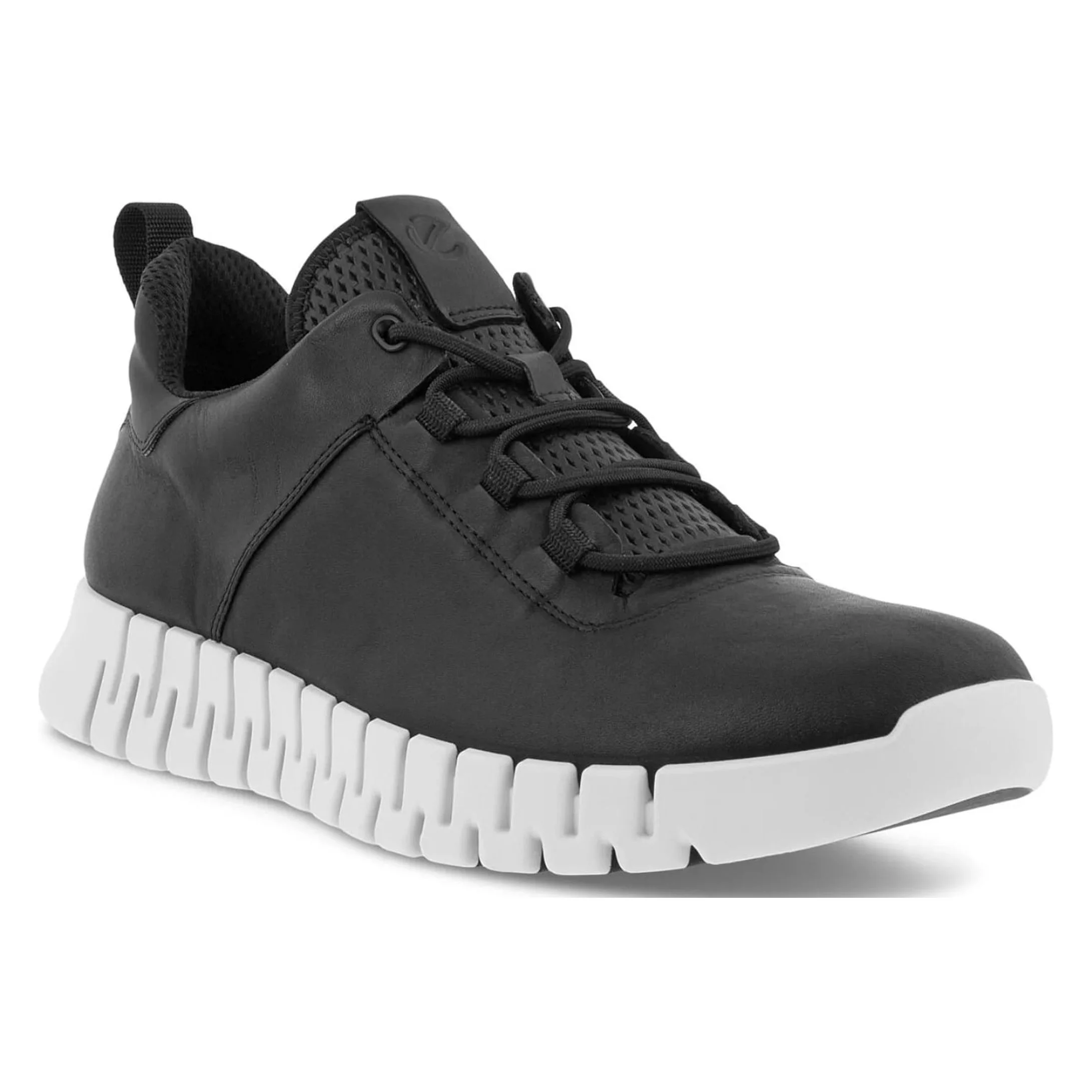 Ecco Men's Gruuv Sneaker in Black Black