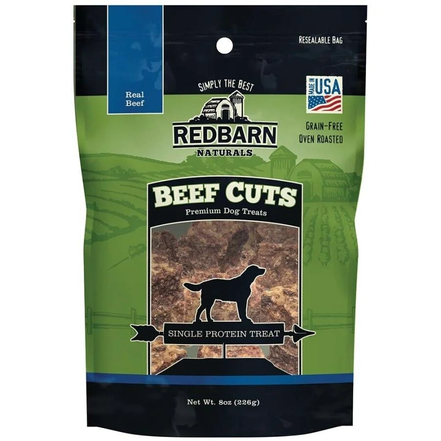 Redbarn Pet Products Natural Beef Cuts Premium Dog Treats, 8 oz