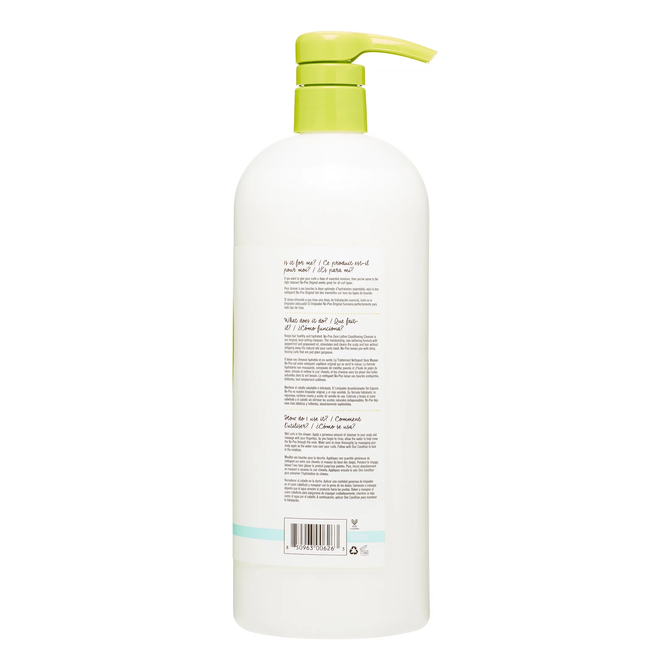 Devacurl No-Poo Zero Lather Conditioning Shampoo, 32oz