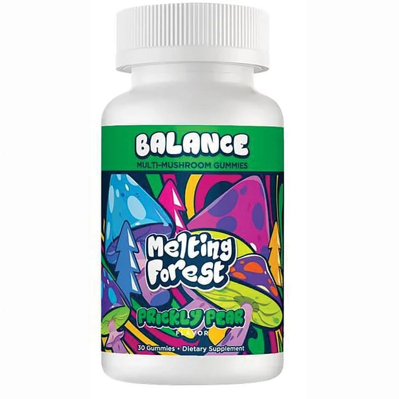 Melting Forest Balance Multi-Mushroom Gummies - Prickly Pear 30 Gummies