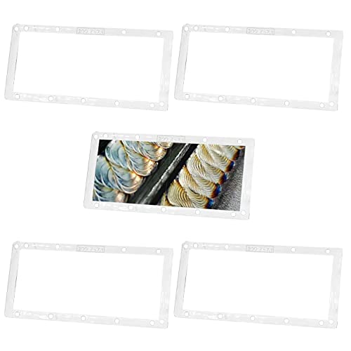 5pcs Welding Cheater Lens, 1.0/1.5/2.0/2.5/3.0 Diopter Cheater Lens for Welding Helmet, Durable, Lightweight, 2