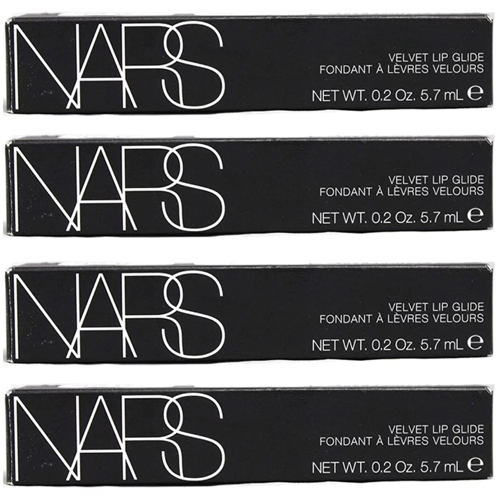 Pack of (4) Nars Velvet Lip Glide, Area, 0.2 Ounce