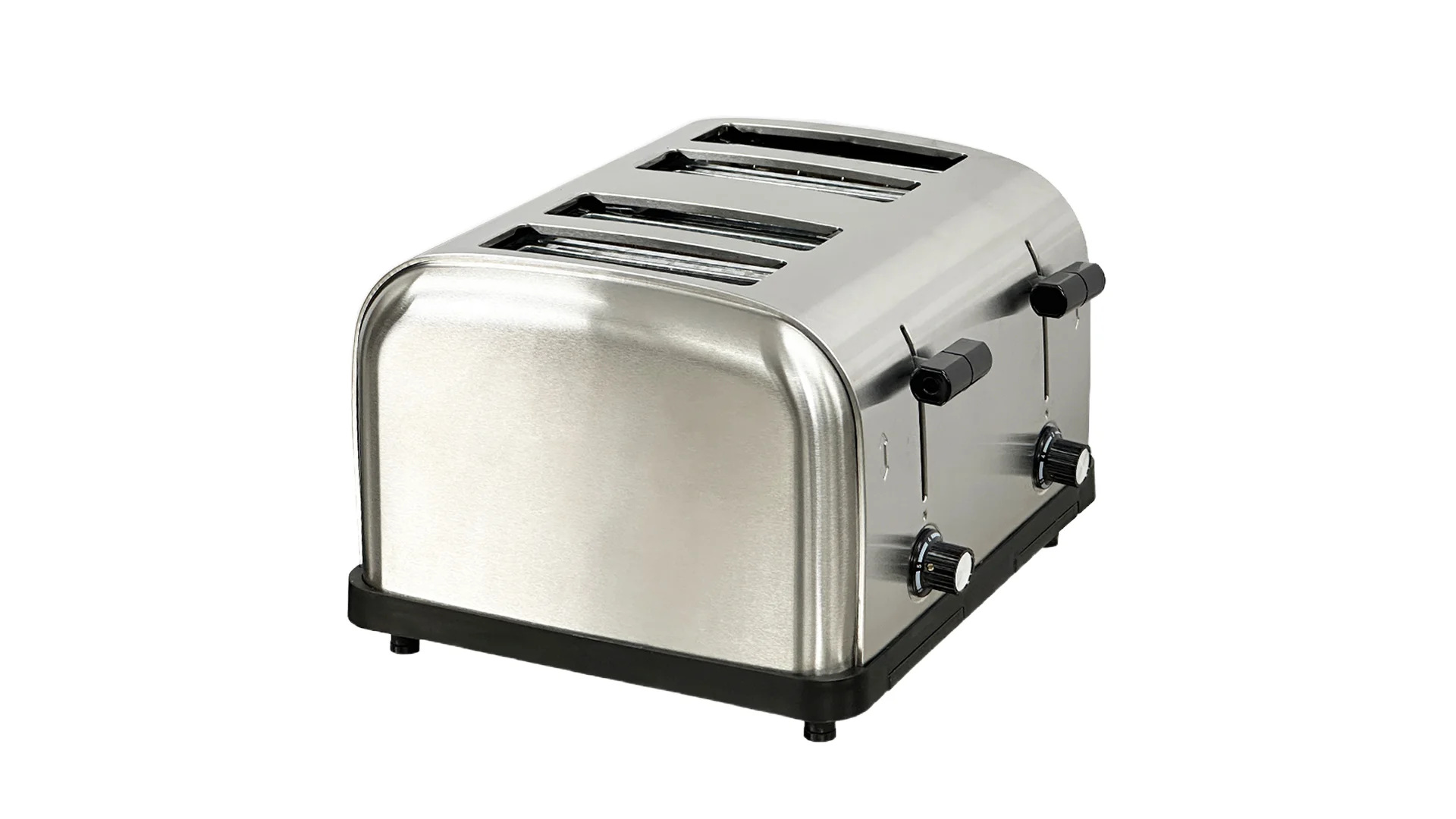 Commercial Manual 4-Slice Toaster, Stainless Steel, New, Good Quality Machine