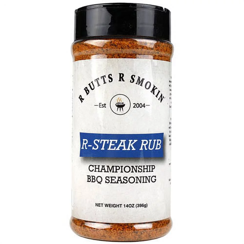 R Butts R Smokin 14 oz R Steak BBQ Rub Award Winning Competition Rated Seasoning
