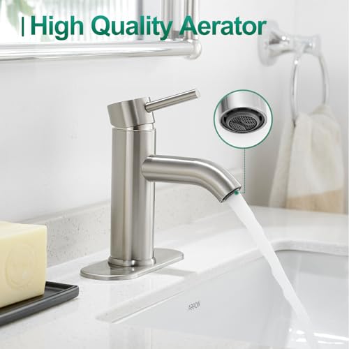 VOTON Vessel Sink Faucet Chrome Modern Tall Bathroom Faucets Single Handle One Hole Rv Vanity Lavatory Bathroom Sink Faucet