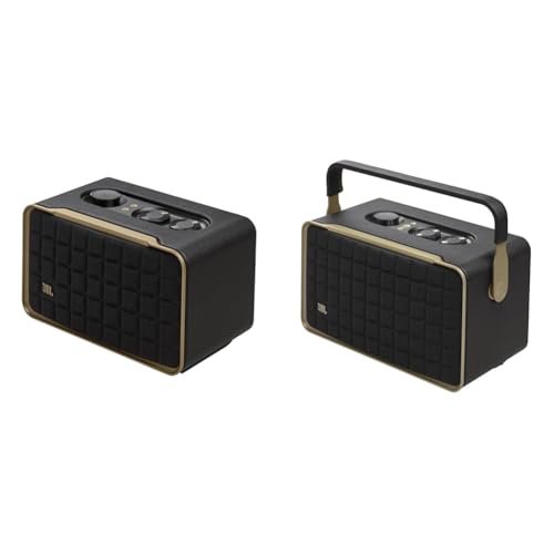 JBL Authentics 200 - Wireless Home Speaker, Built in Wi-Fi, Bluetooth and Voice Assistants, & Authentics 300 - Wireless Home Speaker, Music Streaming Services via Built-in Wi-Fi