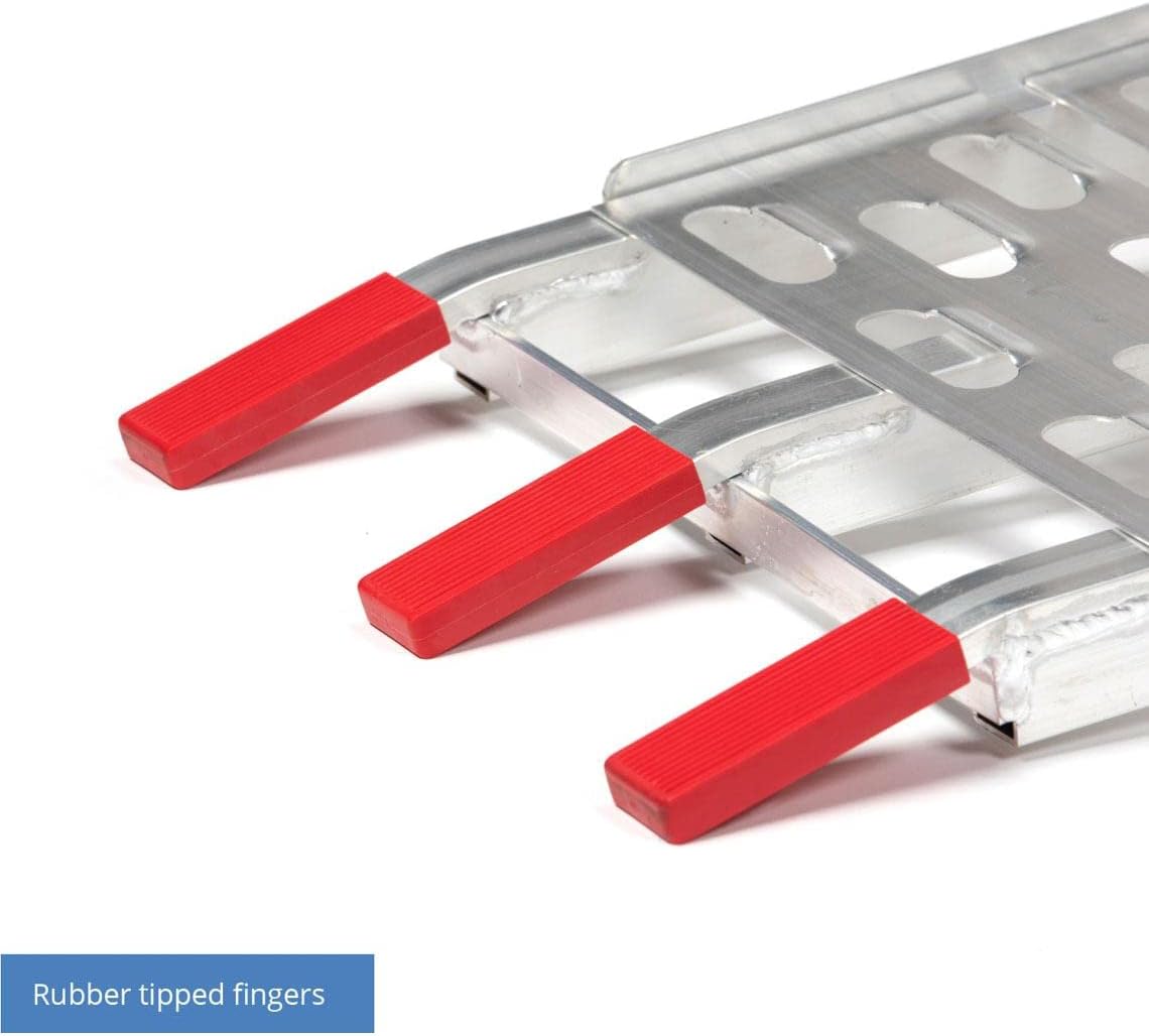 Titan Ramps Aluminum Plate Top Ramp 7.5 Ft Pair 1,500 Capacity Loading ATV