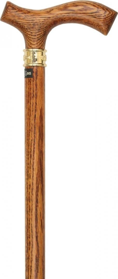 Royal Canes Genuine Fritz Oak Handle with Oak Shaft Walking Cane