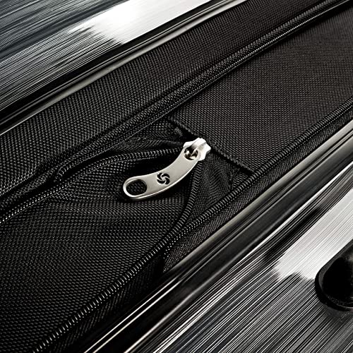 Samsonite Winfield 2 Hardside Expandable Luggage with Spinner Wheels, Brushed Anthracite, Checked-Large 28-Inch